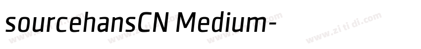 sourcehansCN Medium字体转换